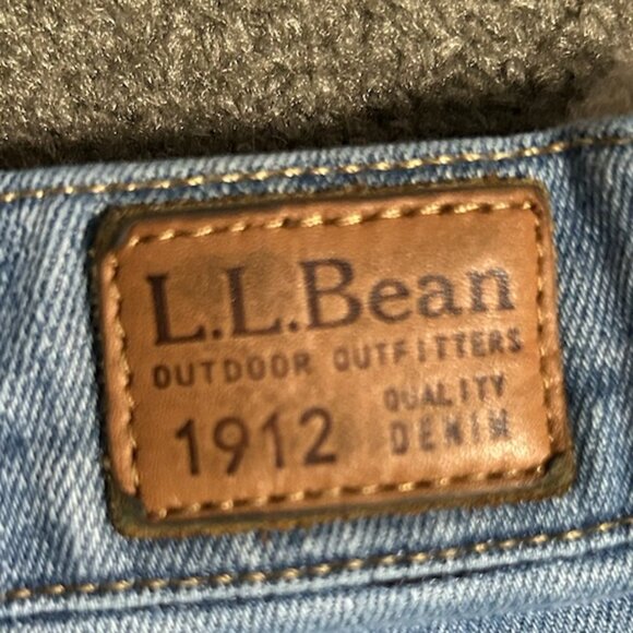 L.L. Bean Pull-on Bean Flex Skinny Leg Favorite Fit Jeans Women's Size 10 - Picture 6 of 8